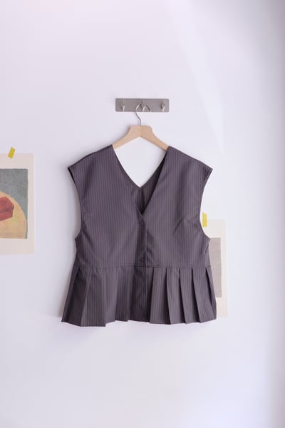 壓摺下擺蕾絲拼接西裝背心18