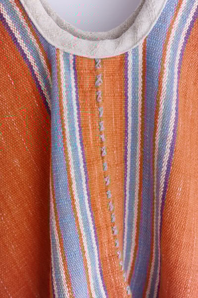 𓏭手織布流蘇Ｕ領四方衣23