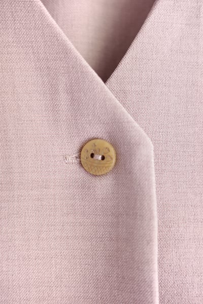 壓摺下擺蕾絲拼接西裝背心22