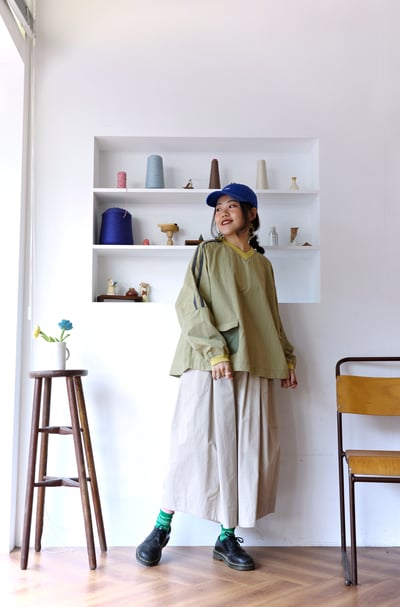 𓏭超可愛！插肩袖防風套頭上衣6