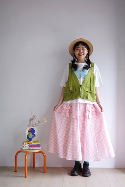 𓏭口袋多多吊帶工裝背心5