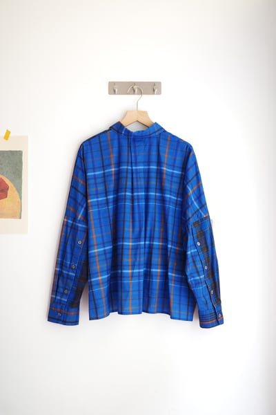 𓏭跳色格紋設計釦襯衫16