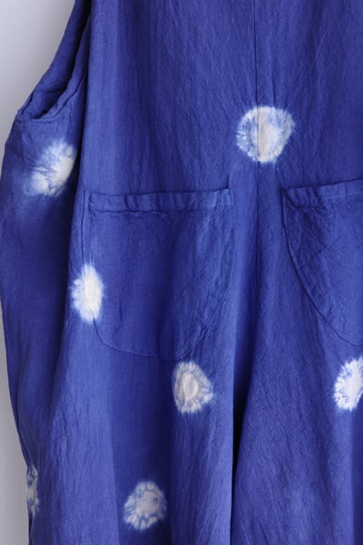 𓏭藍染波點連身褲11