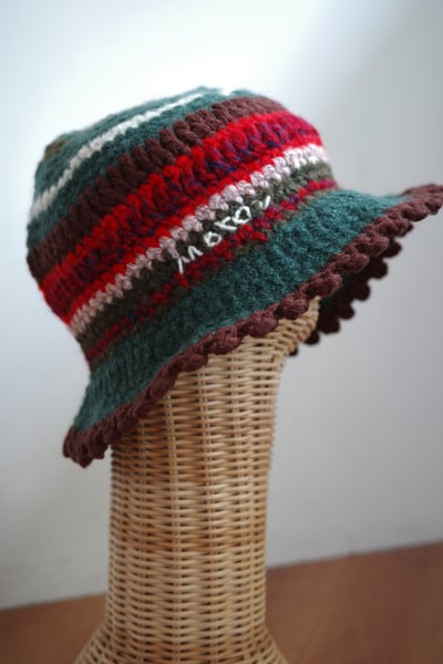 𓏭彩色鉤織漁夫帽6