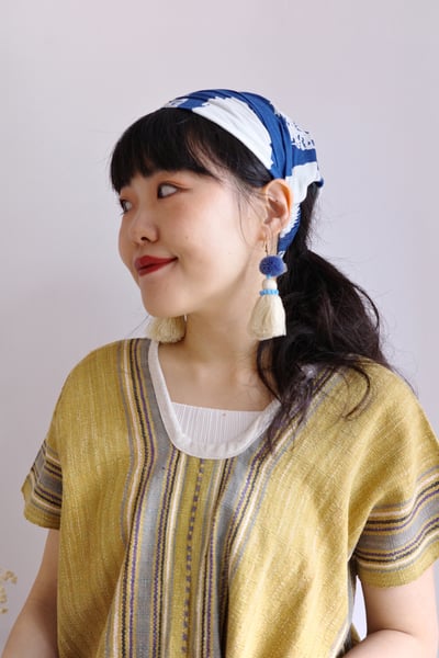 二重紗手工髮帶10