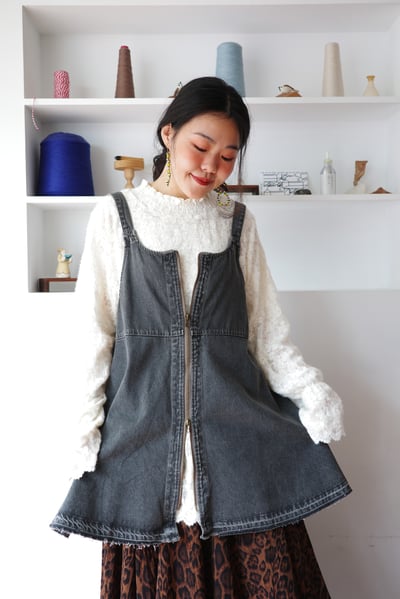 𓏭雙向拉鏈前後兩穿吊帶背心9