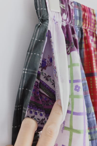 花花格紋拼布半身裙 23