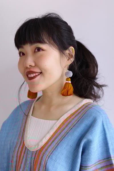 份量感球球流蘇耳環4