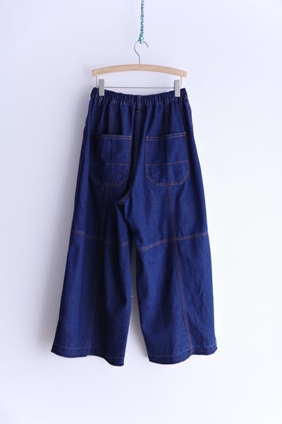 𓏭層次抽鬚車線直筒寬褲8