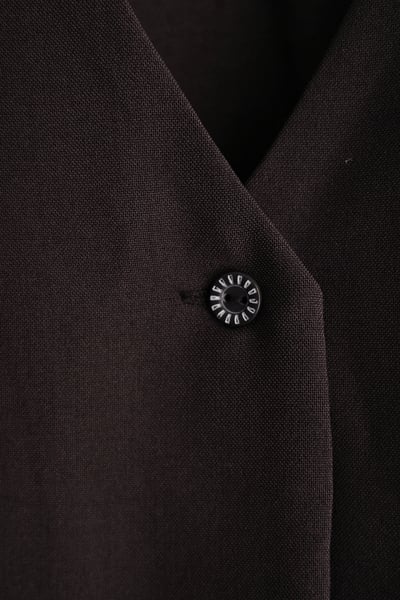 壓摺下擺蕾絲拼接西裝背心20