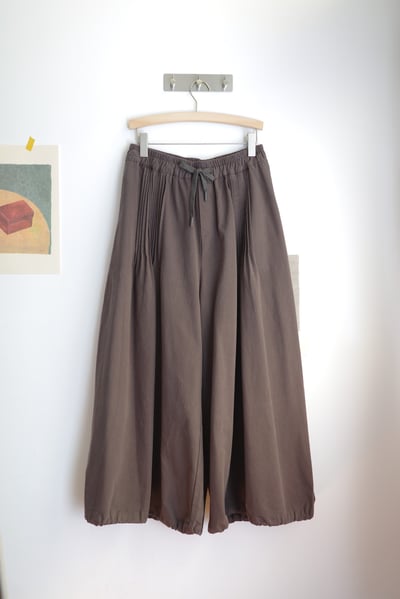 𓏭細摺落地褲管可調大寬褲19