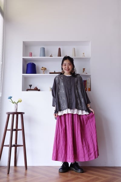 兔子企鵝精緻蕾絲刺繡罩衫上衣4