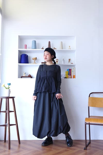 𓏭羅紋上衣Ｘ 吊帶氣球泡泡 兩件式上衣18