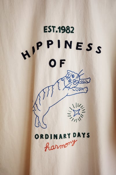 𓏭小鳥老虎刺繡反折拼接襯衫外套14