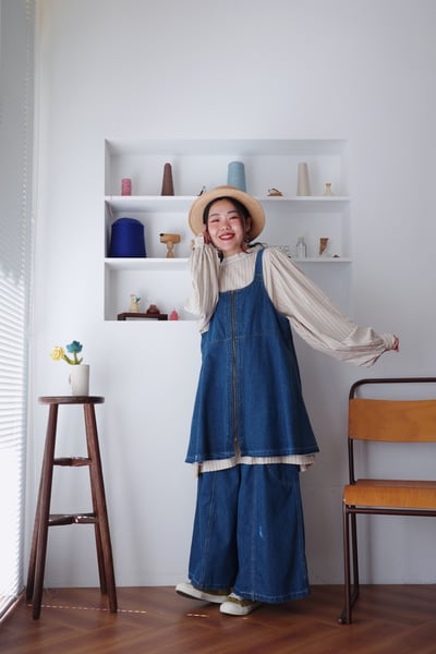 𓏭份量感優雅抓摺袖直紋緹花上衣14