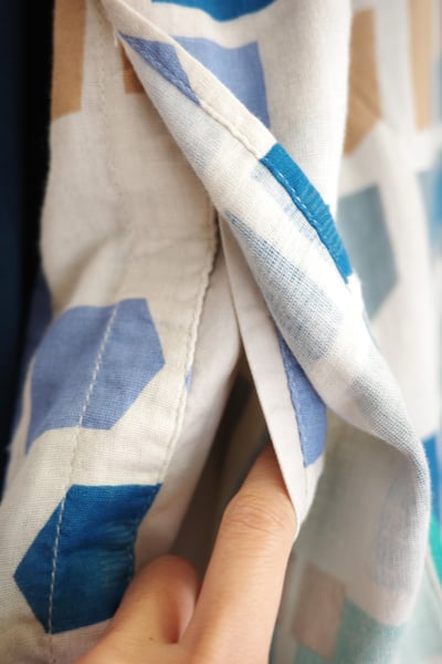 𓏭幾何色塊拼接設計上衣18