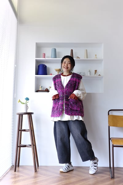 𓏭立體版型刷色雙扣丹寧褲8