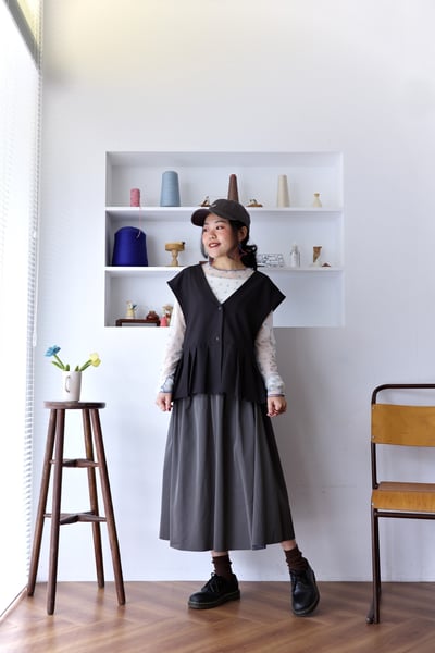 𓏭雙面穿光澤感圓裙10