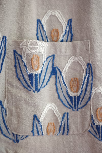 𓏭立體毛邊緹花開襟背心18