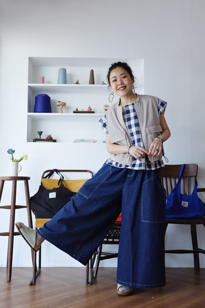 抽鬚下擺可調大口袋背心14