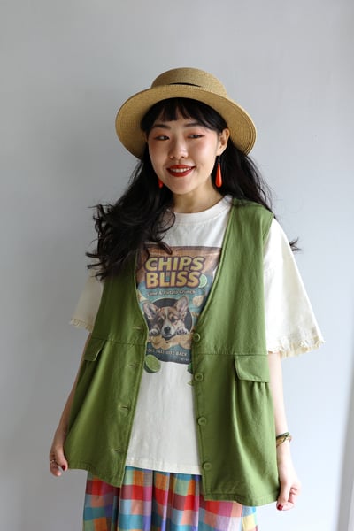 𓏭貓貓狗狗點心木耳袖口Ｔ-shirt4