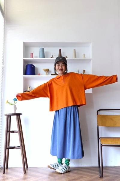 𓏭雙面穿光澤感圓裙18