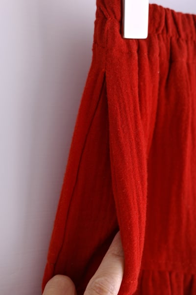 𓏭手工刺繡二重紗半身裙10