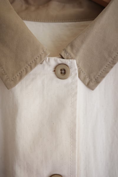 𓏭小鳥老虎刺繡反折拼接襯衫外套11