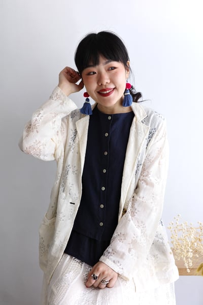 𓏭大人感蕾絲西裝外套10