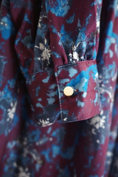 𓏭油畫塗鴉腰線剪裁洋裝20