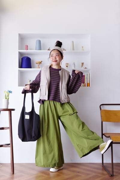 抽鬚下擺可調大口袋背心6