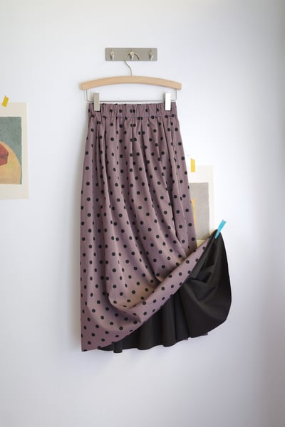 𓏭雙面穿光澤感圓裙14