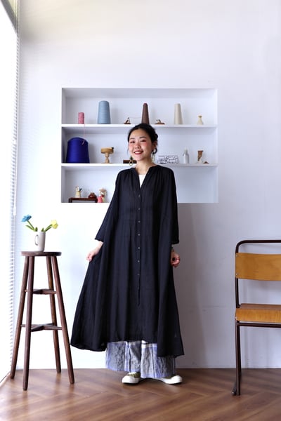 𓏭口袋虛線小麵包刺繡舒服格紋褲5