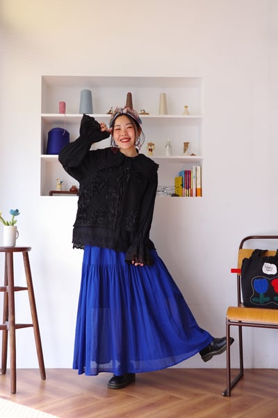 𓏭纏繞花朵洞洞繫帶背心10