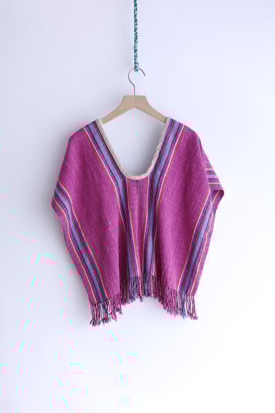 𓏭手織布流蘇Ｕ領四方衣19