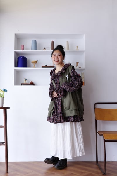 𓏭份量感荷葉層次上衣/小洋裝18