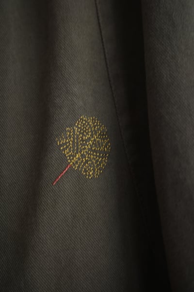 𓏭小樹刺繡大口袋工作繭形褲17