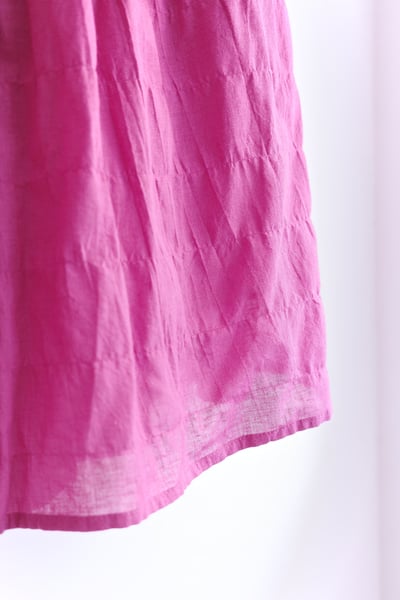 純色簡約泡泡布半身裙25