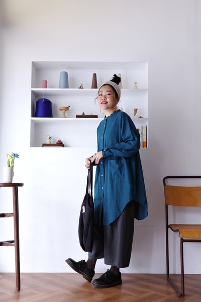 𓏭圓弧下擺長版襯衫3