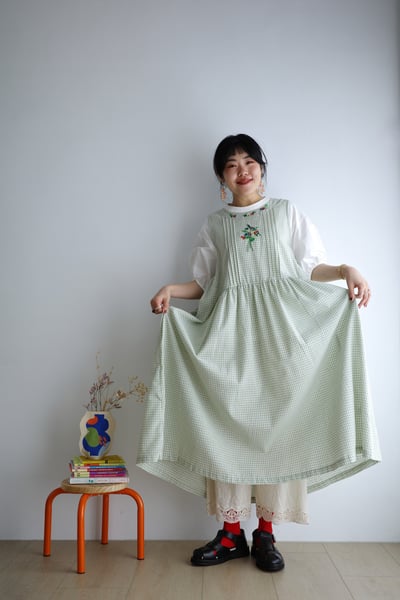 𓏭花邊蕾絲刺繡長襯褲4