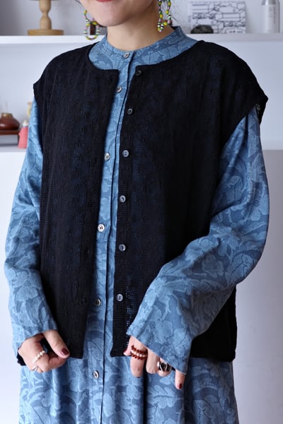 𓏭腰際打褶花草印花洋裝19