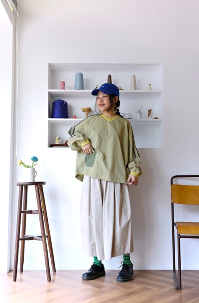 𓏭超可愛！插肩袖防風套頭上衣2