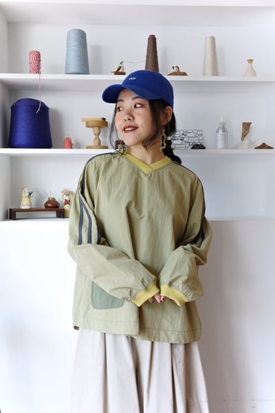 𓏭超可愛！插肩袖防風套頭上衣8