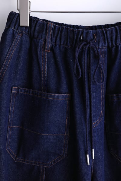 𓏭層次抽鬚車線直筒寬褲6