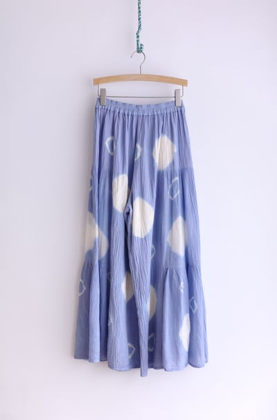 𓏭波點手染層次拼接寬褲10