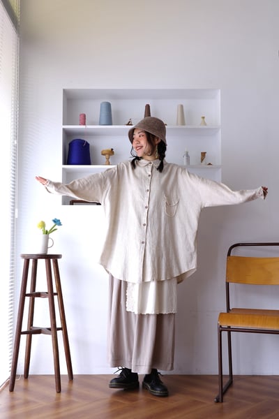 𓏭抽鬚邊自然好感襯衫6