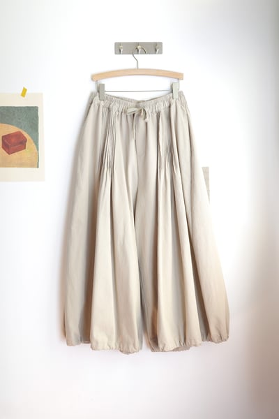 𓏭細摺落地褲管可調大寬褲22