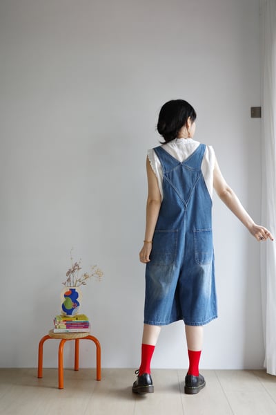 𓏭夏天的大人感吊帶褲17