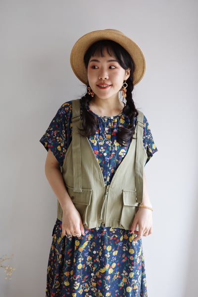 𓏭口袋多多吊帶工裝背心18