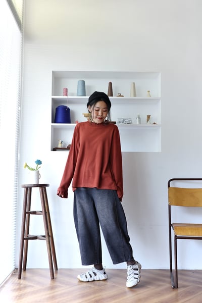 𓏭立體版型刷色雙扣丹寧褲11